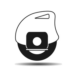 Obraz na płótnie Canvas electric unicycle icon