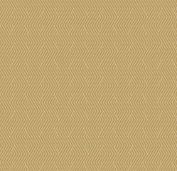 Naklejka premium striped geometric pattern. seamless vector background.