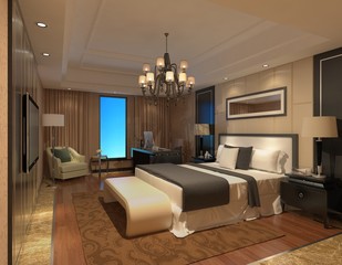 Hotel Room Interior