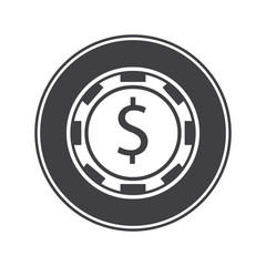 Casino chip icon