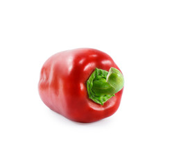 red peppers isolated on a white background
