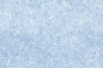 ice pattern on frozen window seamless background - 94874253