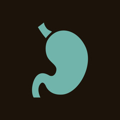 Human stomach icon