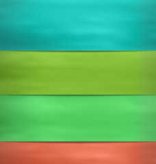 Yellow Green Blue Watercolor Blank Stickers