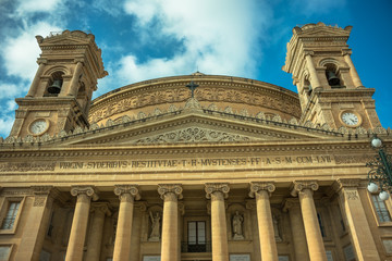 Obraz premium Mosta, Malta, Iglesia Santa María de la Asunción