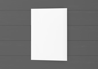 Flyer Broschüre gefalten weiss A4 A5