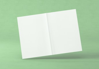 Flyer Broschüre A4 A5 gefalten weiss