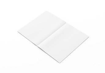 Flyer Broschüre A4 A5 gefalten weiss