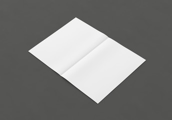 Flyer Broschüre A4 A5 gefalten weiss