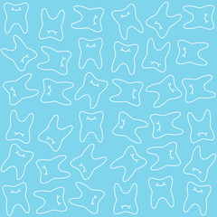 Dental seamless pattern