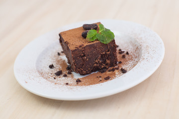 RAW belgium chocolate brownies