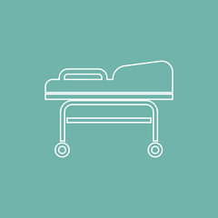 Transport cart icon