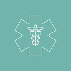 Medicine emblem icon