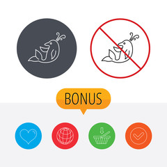 Dolphin icon. Cetacean mammal sign.