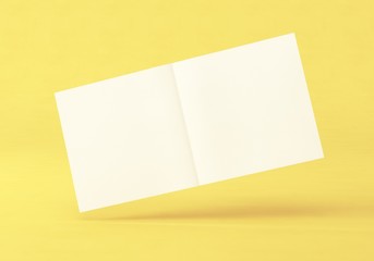 Flyer Broschüre weiss