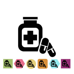 Bank with tablet icon