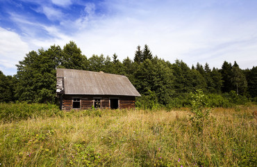 Fototapeta premium abandoned house . Belarus.