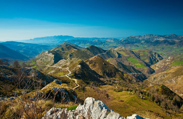 Nice landscape of Picos de Europa, Spain
