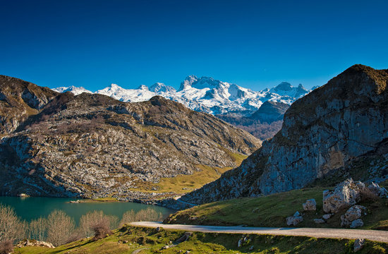 Nice Landscape Of Picos De Europa, Spain
