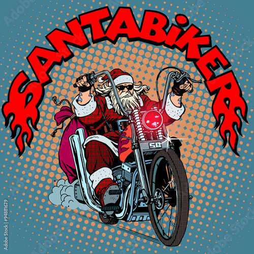 quot santa claus biker motorcycle christmas gifts quot immagini e quot santa claus biker motorcycle christmas gifts quot immagini e