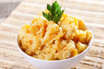 Boiled potato salad
