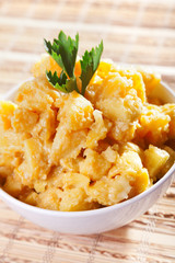 Boiled potato salad