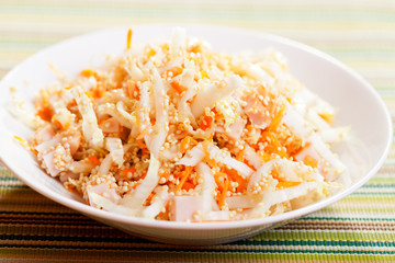 Chicken salad with quinoa