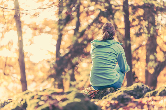 Herbstlicher Waldspaziergang