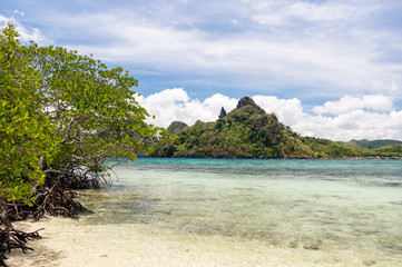 Beautiful island seaviews in El Nido, Philippines.