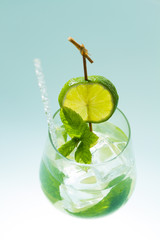 Mojito cocktail at the club
