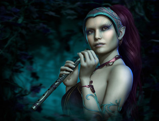 midnight music, 3d cg