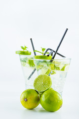 Mojito cocktail drink