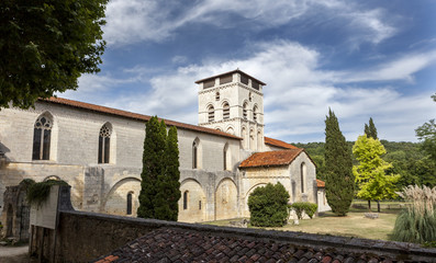 Fototapeta na wymiar Abbaye de Chancelade, France