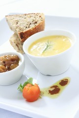 pate terrine plated meal