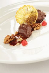 chocolate mousse dessert