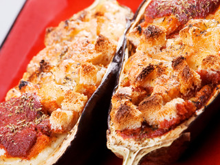 Stuffed eggplants