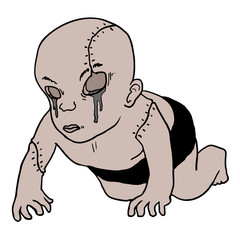 evil baby