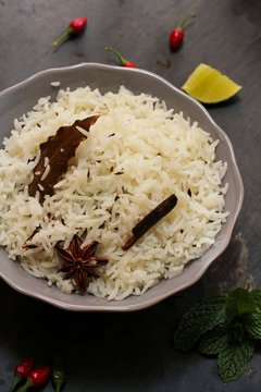 Jeera rice - Indian food