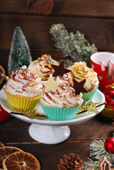 christmas cupcakes