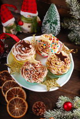 christmas cupcakes