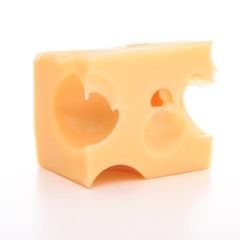cheese isolated on white background cutout