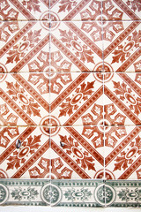 Fototapeta premium Ceramic wall tiles in Lisbon, Portugal