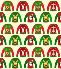 Christmas sweater seamless