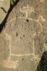 Native American petroglyphs at Petroglyph National Monument, outside Albuquerque, New Mexico