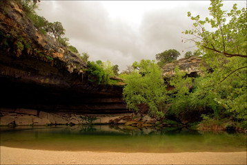 Fototapeta premium Hamilton Pool / Hamilton Pool, west of Bee Cave, Texas