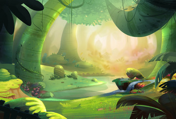 The Primeval Forest - Scene Design