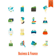 Business and Finance Icon Set