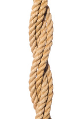 Rope isolated on the white background