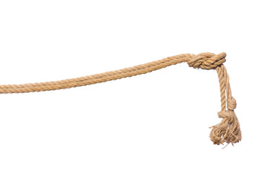 Rope isolated on the white background