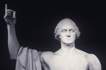 Sculpture of George Washington by Horatio Greenough, Smithsonian Institute, WA